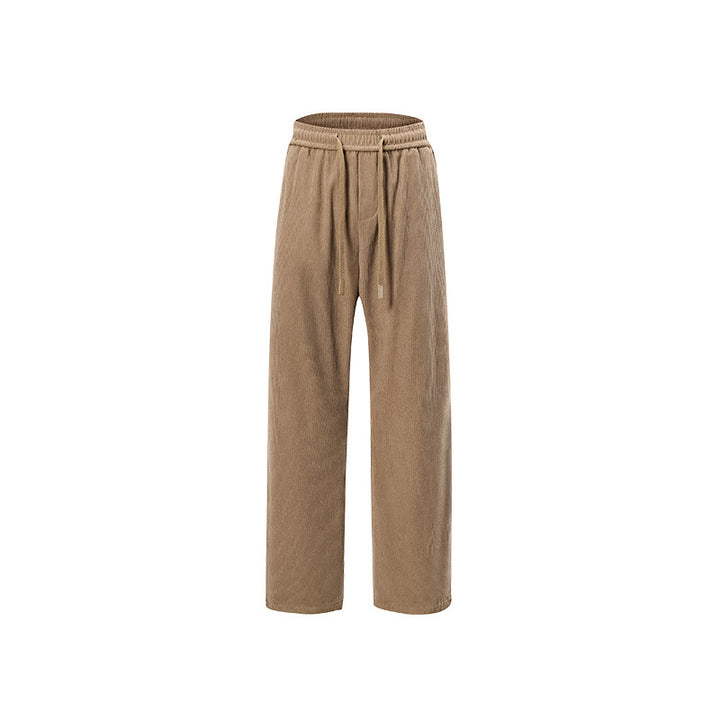Damen Breit geschnittene Cordhose mit Tunnelzugbund und nachhaltigem Baumwollmix Echo Archiv