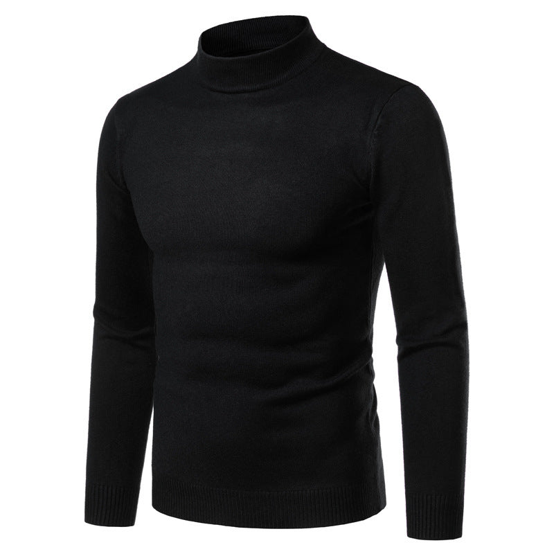Herren warme Rollkragenpullover aus feinem Strickmaterial Echoarchiv