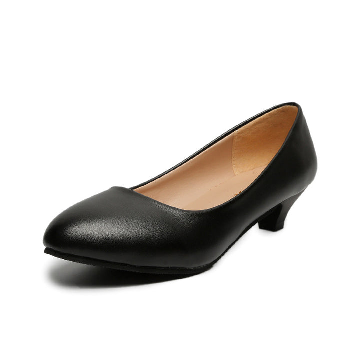 Damen nan spitz zulaufende Pumps in Hochglanz-Lackoptik mit niedrigem konischem Absatz gepolstertem Komfortfußbett und weichem Innenfutter Echo Archiv