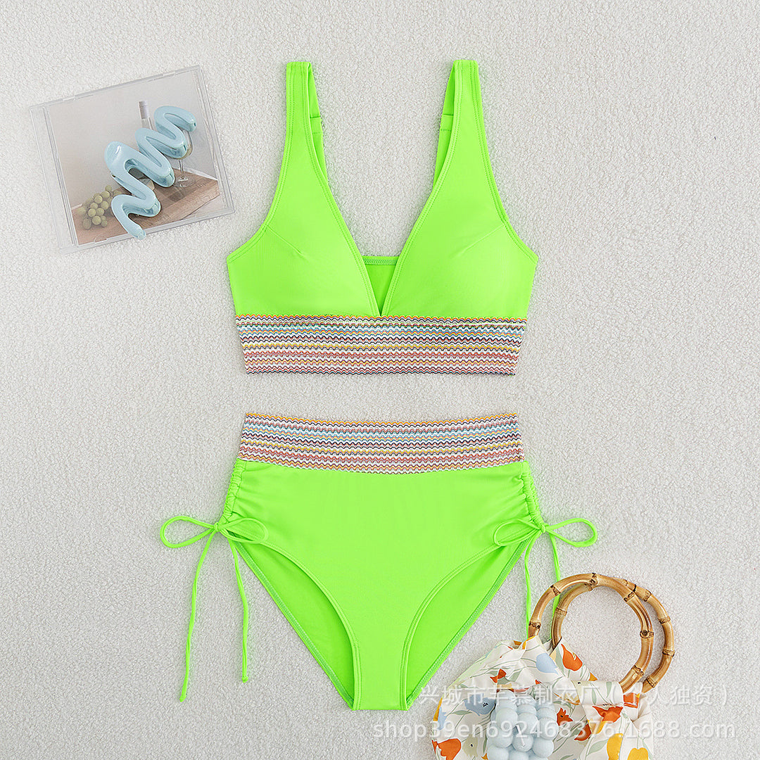 Damen Hochgeschnittener Sportbikini Echo Archiv