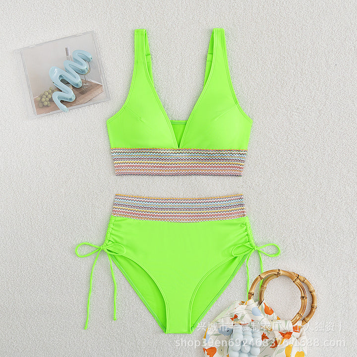 Damen Hochgeschnittener Sportbikini Echo Archiv