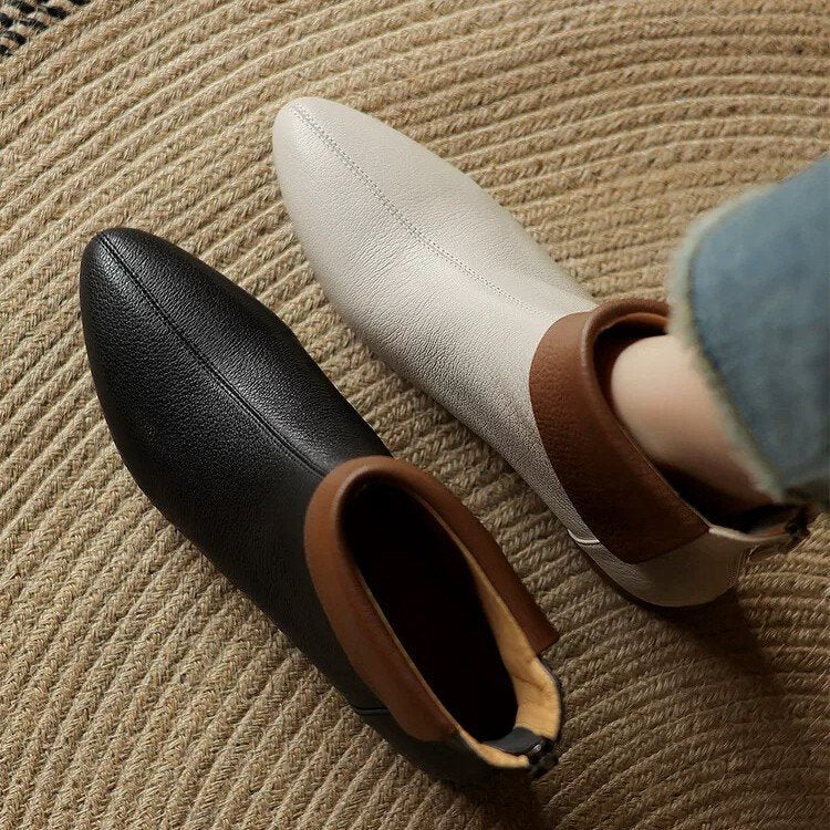 Damen Elegante Stiefeletten mit flexiblem Kragen Echo Archiv