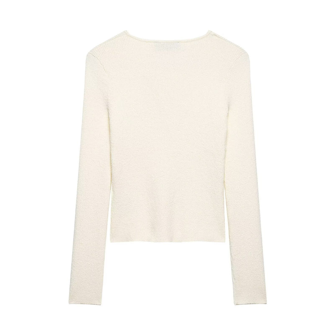 Damen Asymmetrische Strickjacke mit diagonalem Knopfverschluss Echo Archiv