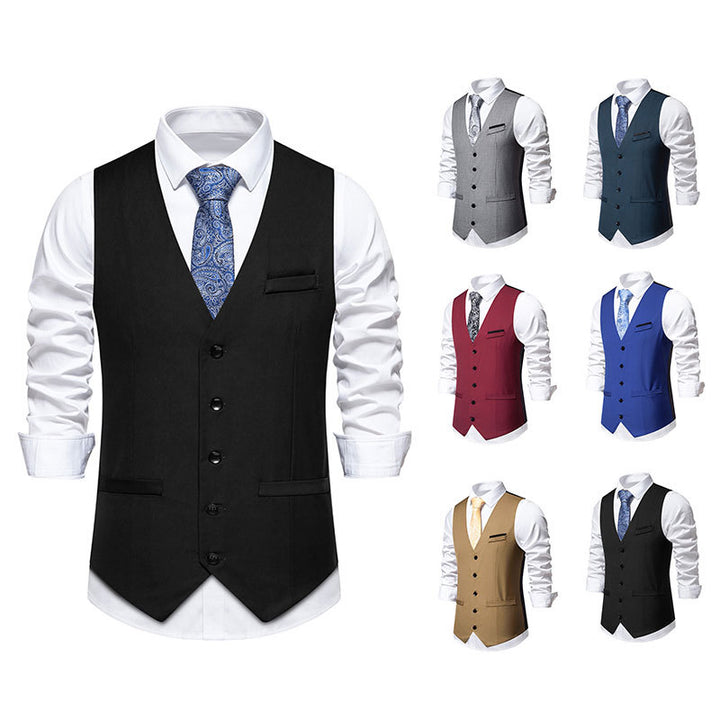 Herren elegante Weste im klassischen Stil mit modernem Schnitt Echoarchiv