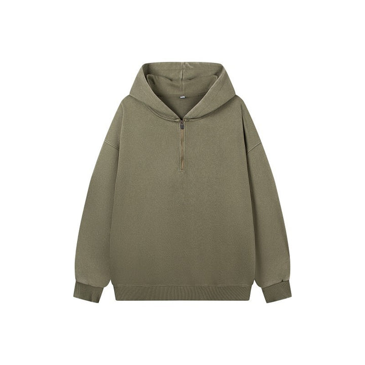 Damen Stilvolle Kapuzenpullover mit halbem Reißverschluss Echo Archiv