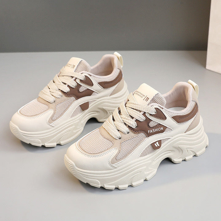 Damen modische Chunky Sneakers mit atmungsaktiver Mesh-Oberfläche und komfortabler Dämpfung Echo Archiv