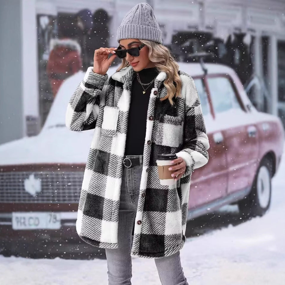 Damen Flanell-Winterjacke Echoarchiv