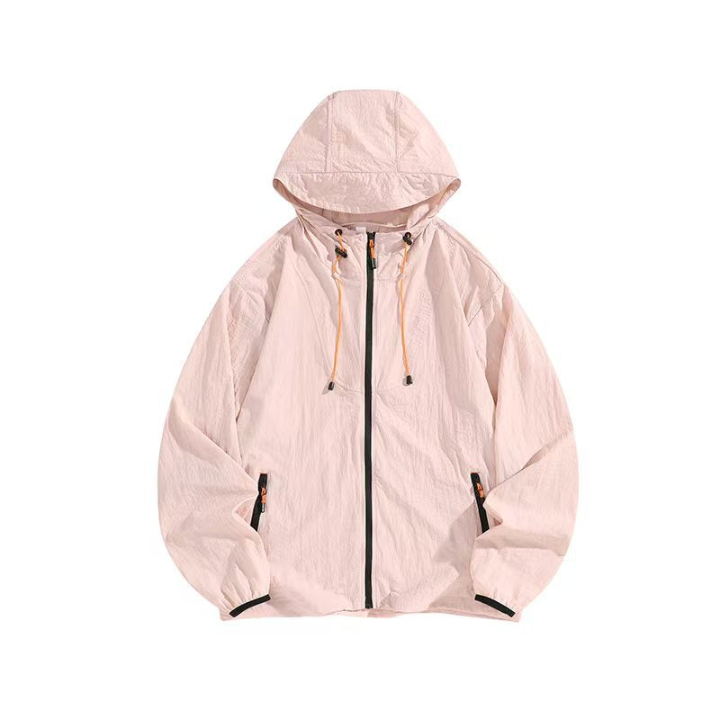 Herren Leichte Outdoorjacke mit Kapuze und praktischen Reißverschlusstaschen Echo Archiv