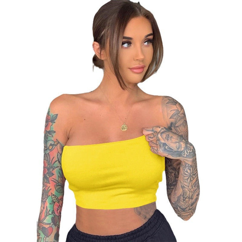Damen Bandeau-Top aus elastischem Material mit figurformendem Schnitt Echo Archiv