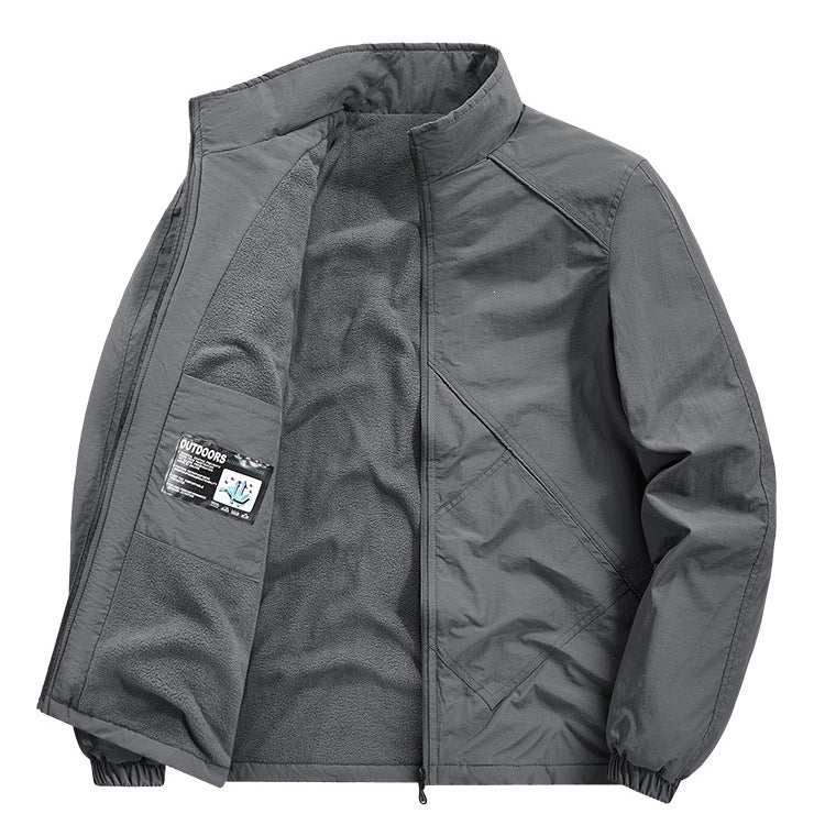 Herren Leichte Übergangsjacke mit Fleece-Futter Echo Archiv