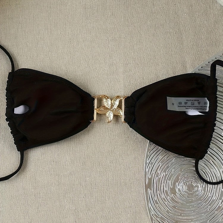 Damen Triangel-Bikini mit eleganter Schnalle Echo Archiv