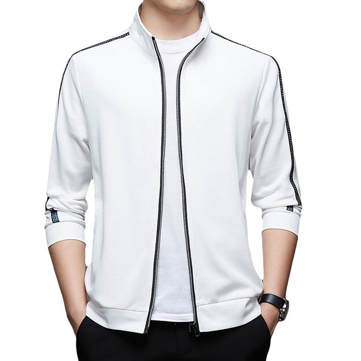 Herren sportliche Jacke mit Stehkragen und atmungsaktiver Funktion Echoarchiv