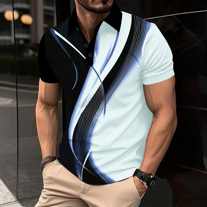 Herren Sportliches Poloshirt Echoarchiv