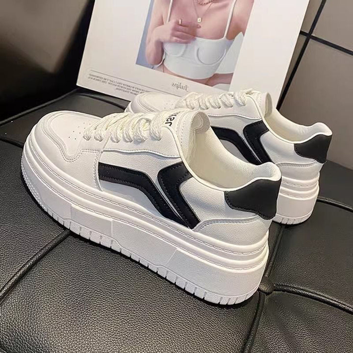 Damen Sportliche Plateau-Sneaker mit modischem Kontrastdesign Echo Archiv