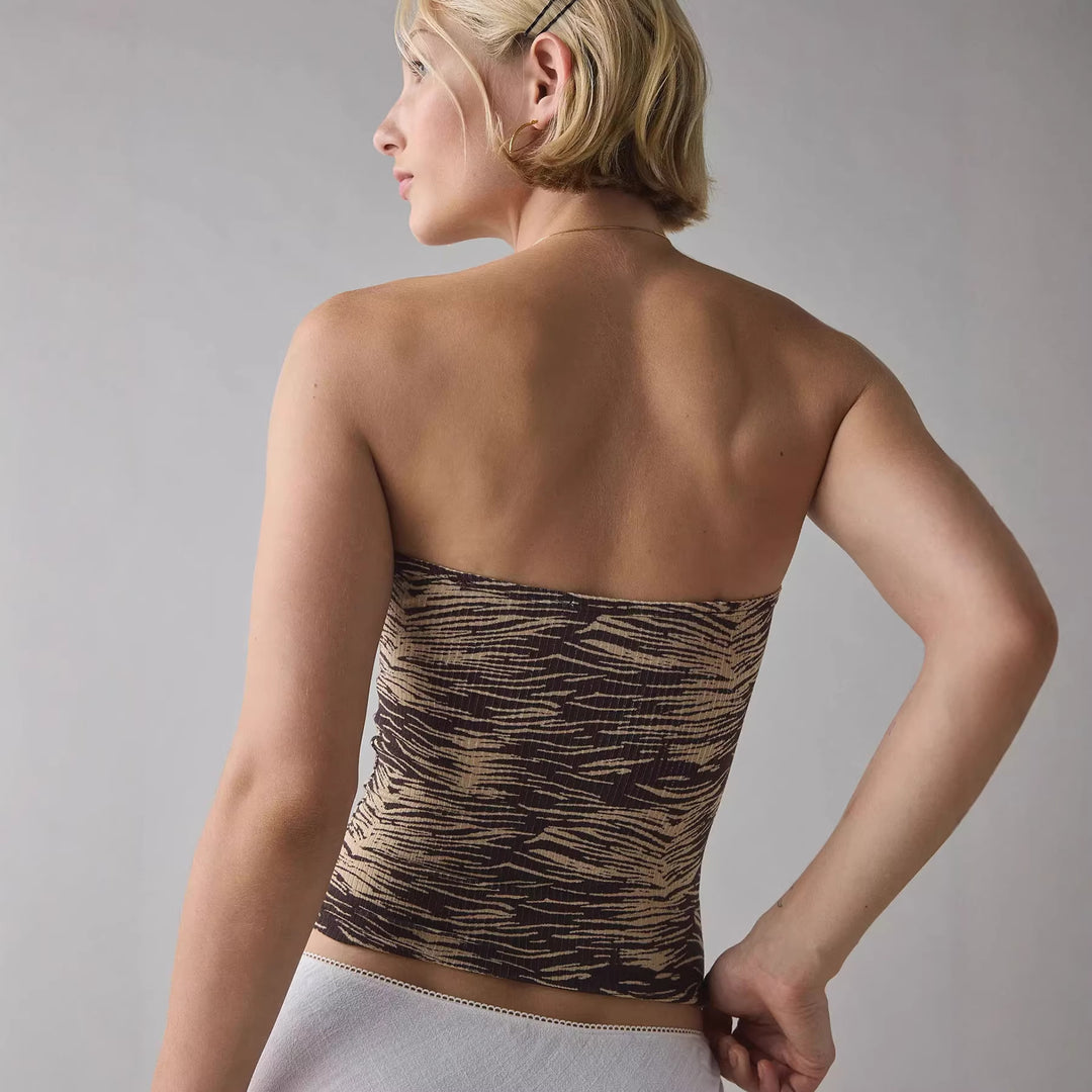 Damen Bandeau-Top mit raffinierten Streifen Echo Archiv