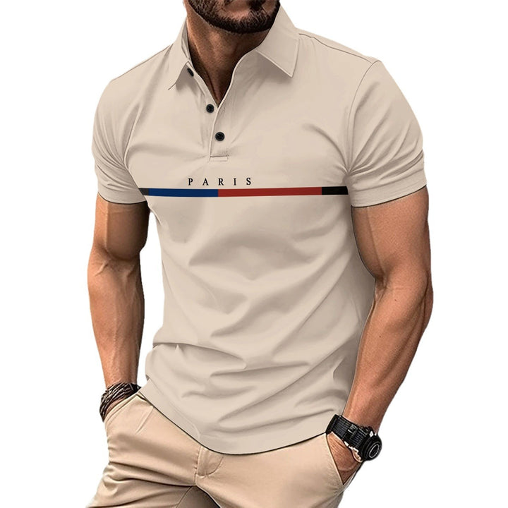 Herren Freizeit Polo Shirt Echoarchiv