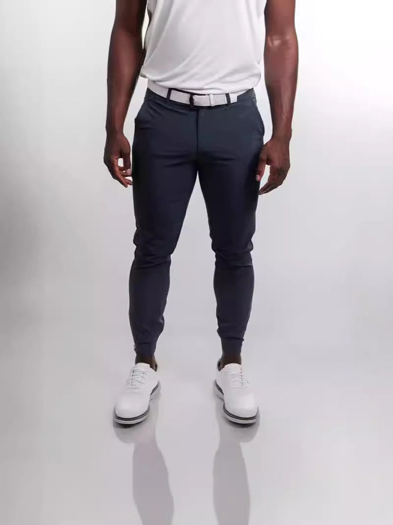 Herren Slim-Fit Anzughose mit elastischem Bund und praktischem Taschenlayout Echoarchiv