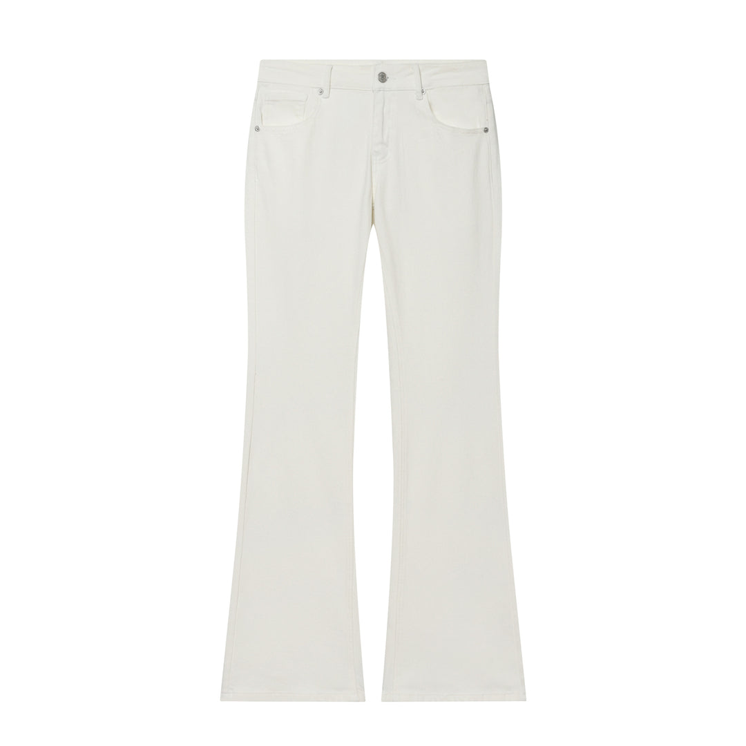 Damen Hochtaillierte ausgestellte Jeans mit Kickflare und Fünf‑Taschen‑Schnitt Echo Archiv