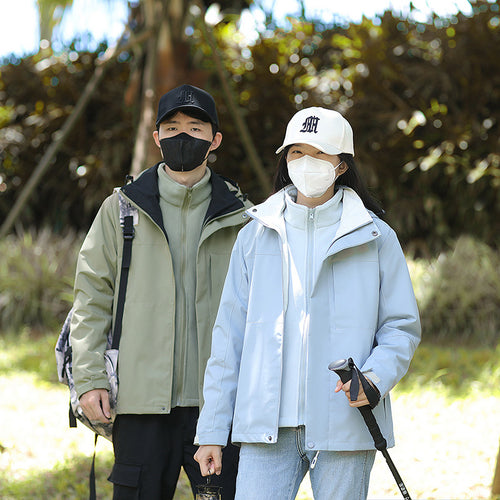 Unisex Wetterfeste Trekking-Softshelljacke mit hohem Kragen und leichter Thermofütterung Echoarchiv