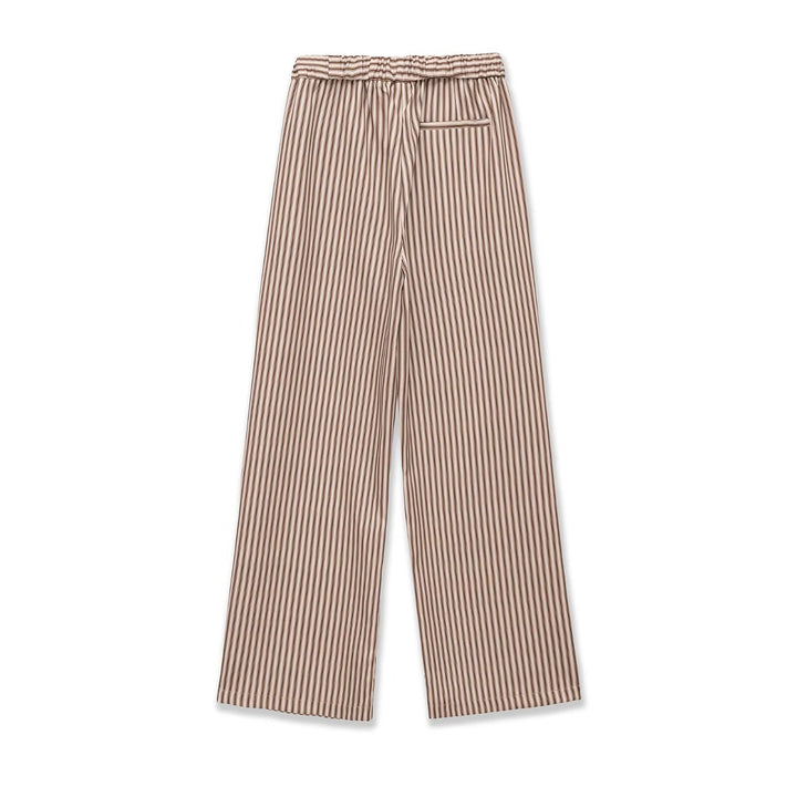 Damen Weite Culotte-Hose mit elastischem Bund und Streifenmuster Echo Archiv