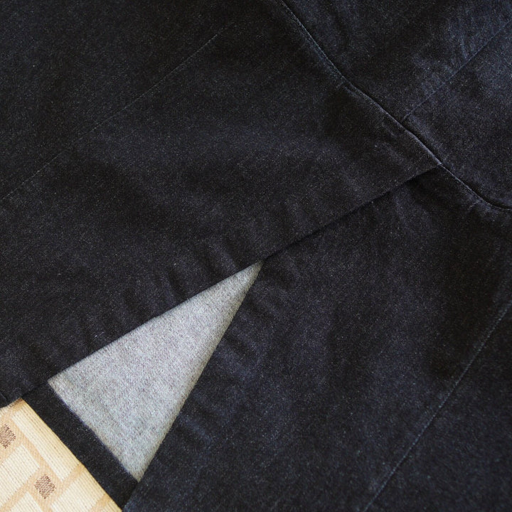 Damen Jeans-Midirock mit elastischem Bund Echoarchiv