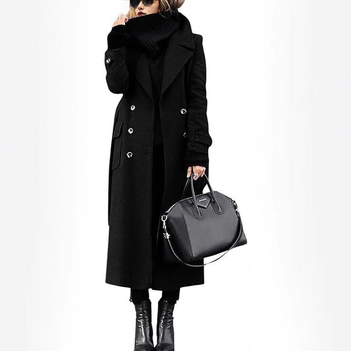 Damen eleganter Wollmantel Echoarchiv