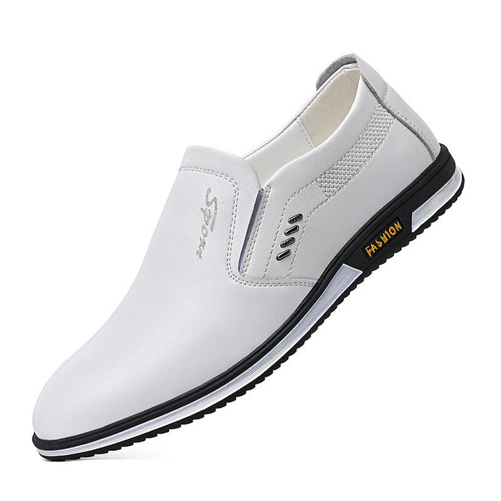 Herren Elegante Slip-On Lederschuhe mit rutschfestem Profil und atmungsaktiver Struktur Echoarchiv