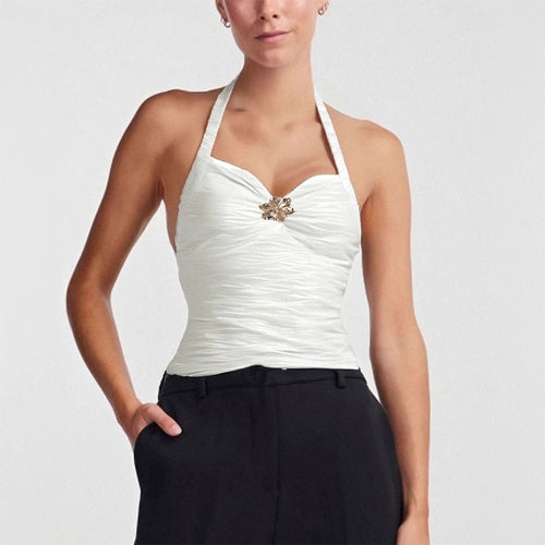 Damen Elegantes Trägertop mit floralem Design Echo Archiv