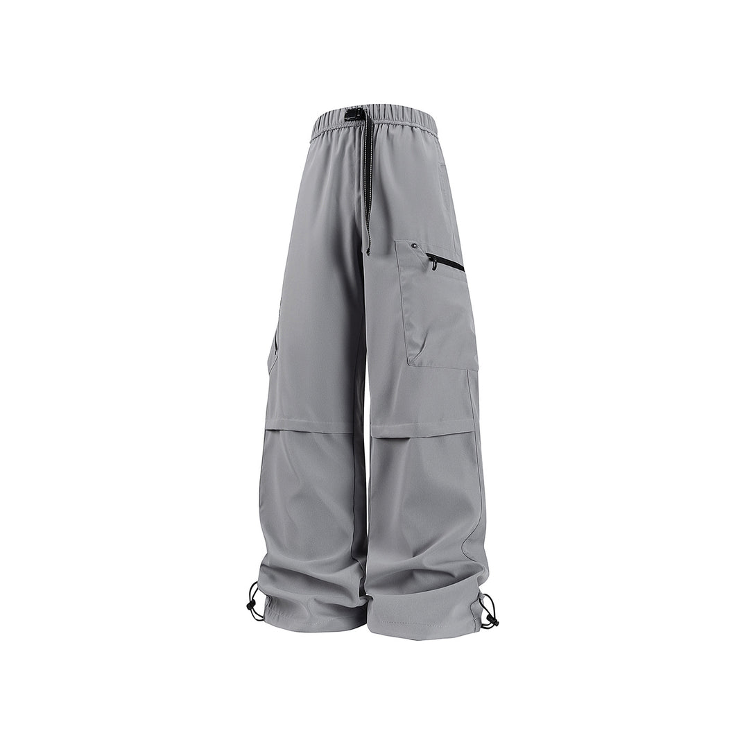 Damen Weite Utility-Cargohose mit verstellbarem Beinabschluss und Multifachtaschen Echo Archiv