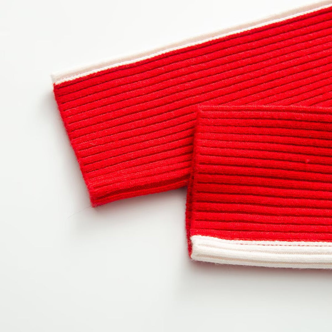 Damen Enganliegender Rippstrick-Overall mit Halbreißverschluss und Daumenloch Echoarchiv
