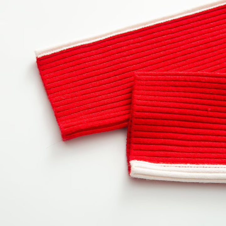 Damen Enganliegender Rippstrick-Overall mit Halbreißverschluss und Daumenloch Echoarchiv