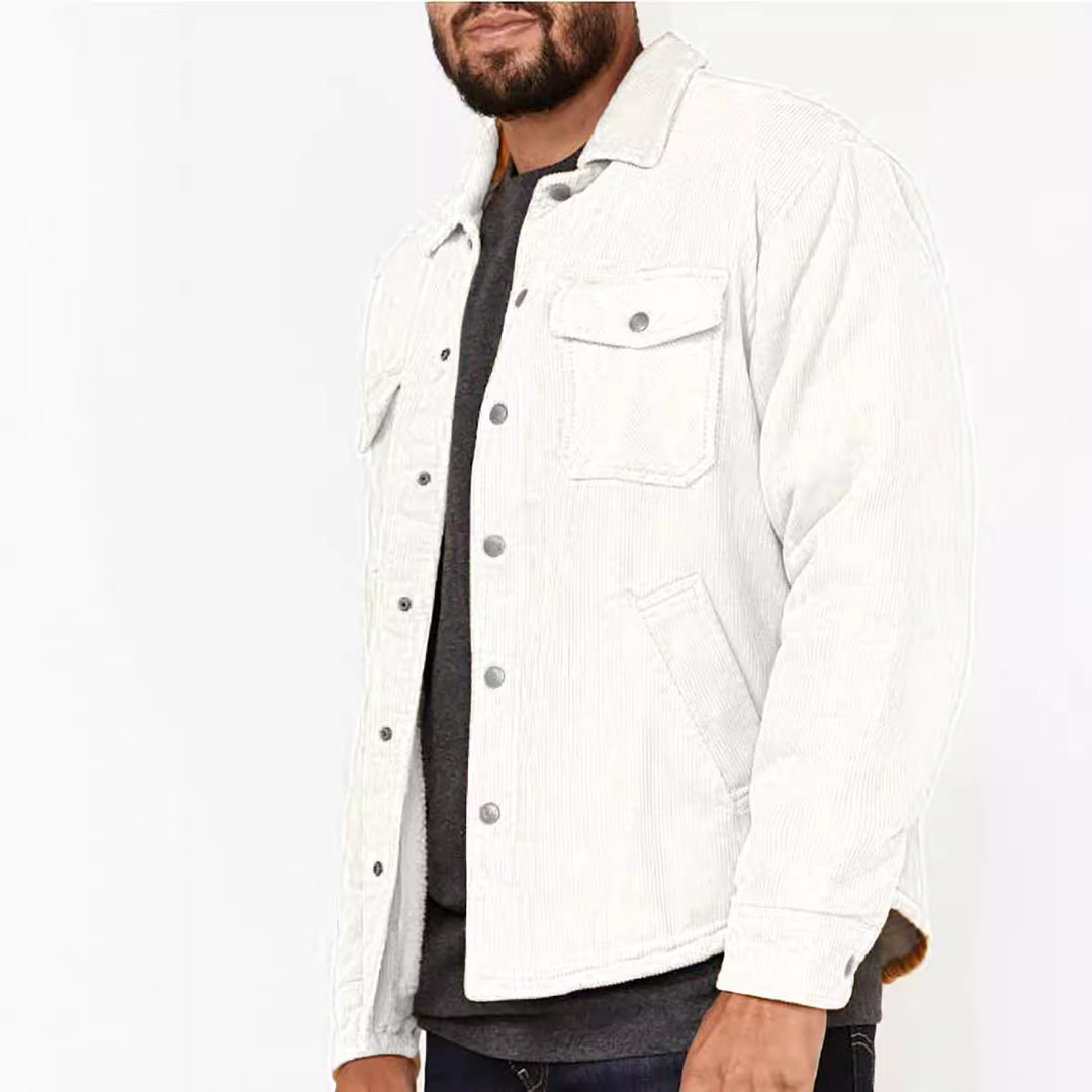 Herren Cordjacke mit utilitaristischen Details Echoarchiv