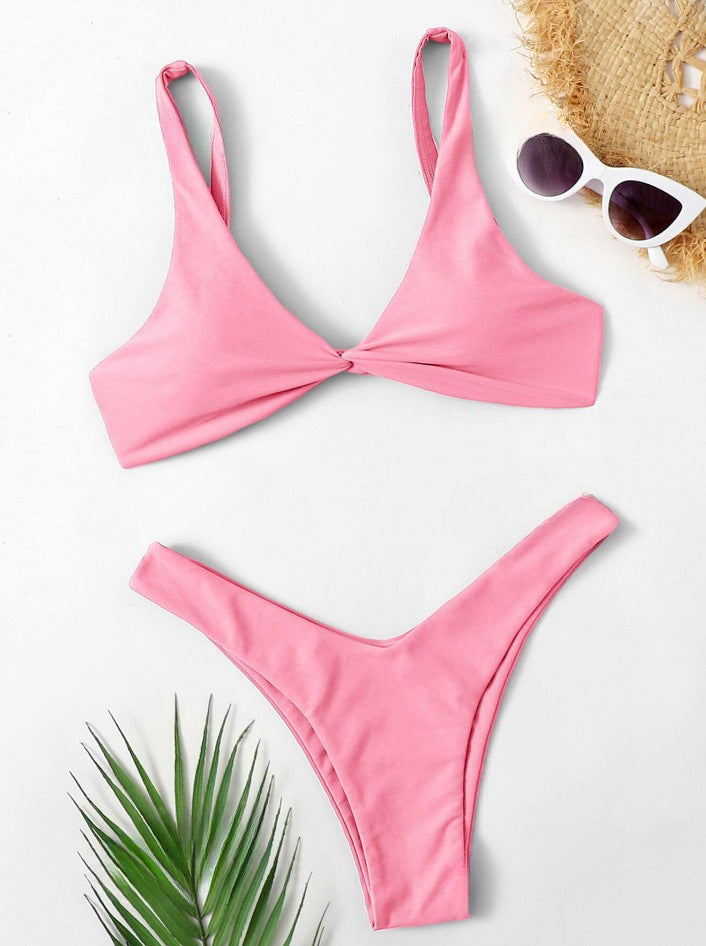 Damen Bikini-Set mit stilvoller Knotendetails Echo Archiv