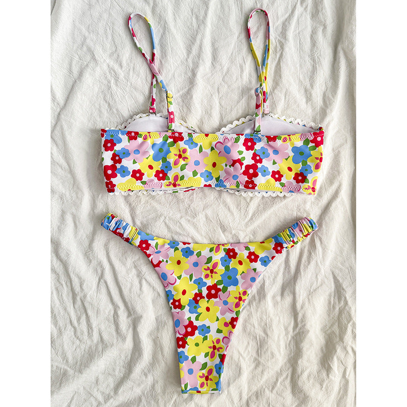 Damen Blumiger Bikini Echo Archiv
