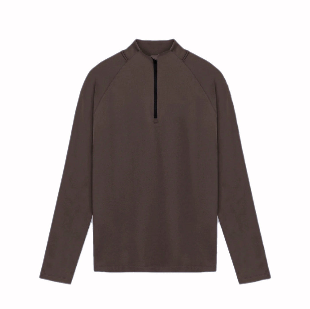 Herren Funktionslongsleeve mit Stehkragen und Reißverschluss Echoarchiv