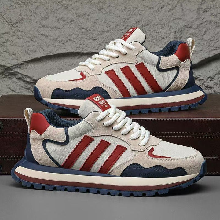 Herren Retro-Sneaker mit Wildleder-Overlays und gedämpfter Profilsohle Echoarhiv