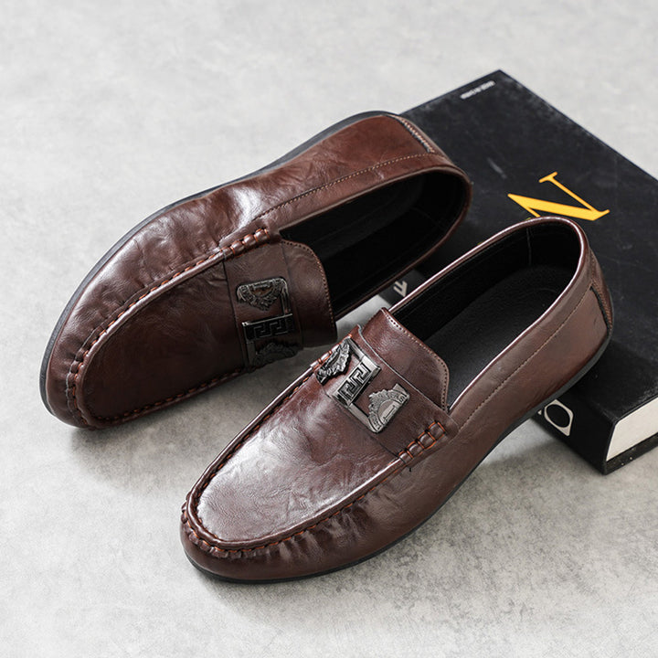 Herren Elegante Mokassins mit edlen Details Echo Archiv