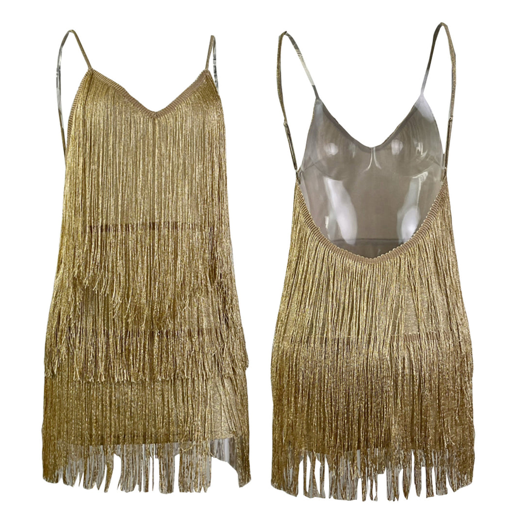 Damen Fransen Minikleid Echo Archiv