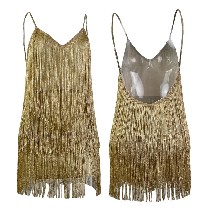 Damen Fransen Minikleid Echo Archiv