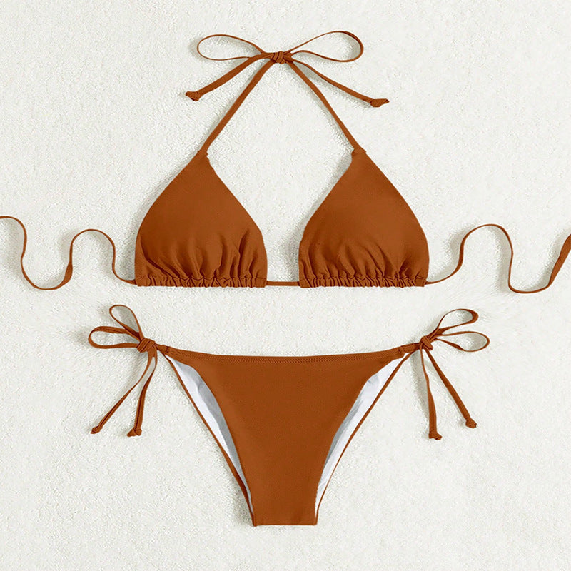 Damen Triangel-Bikini mit verstellbaren Schärpen Echo Archiv