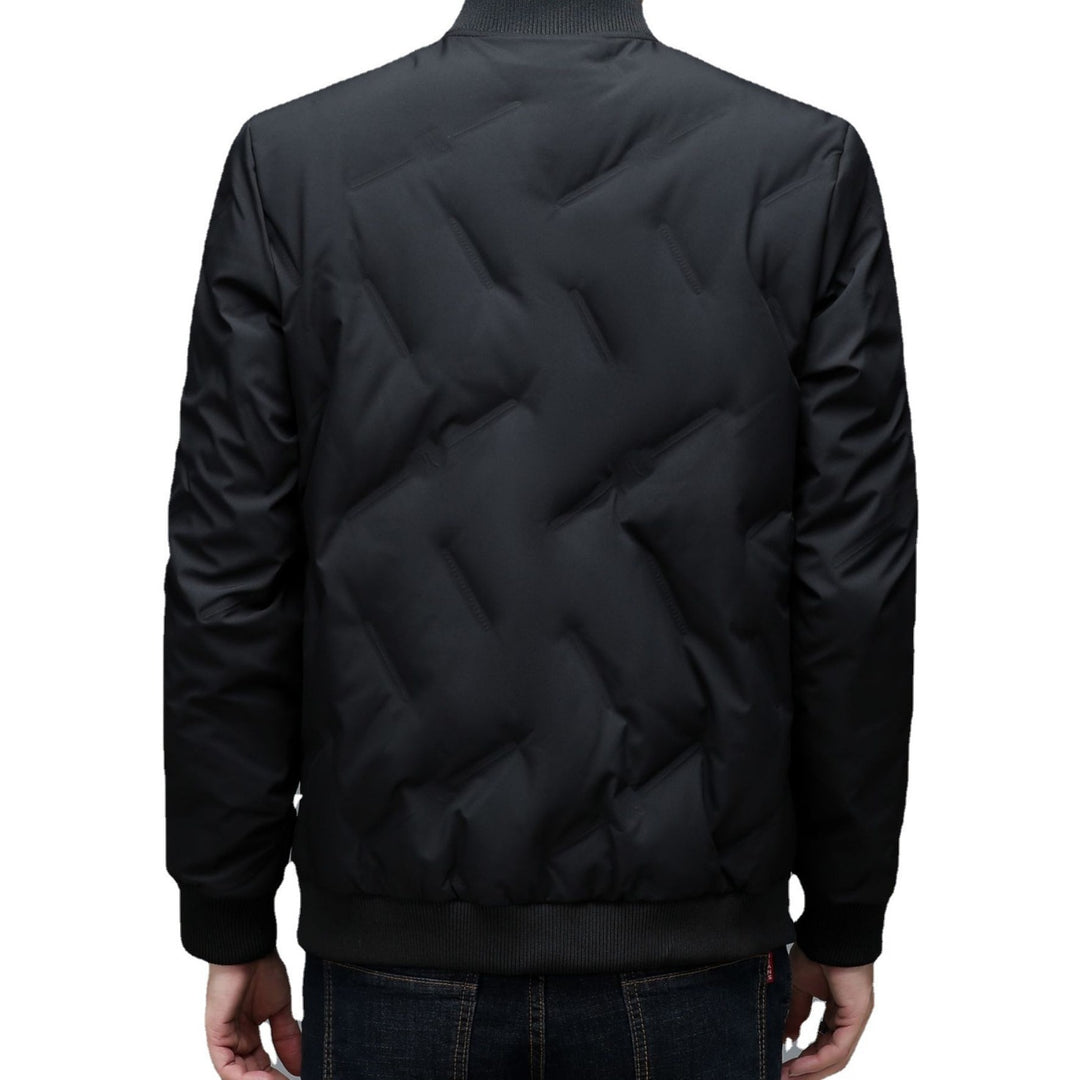 Herren modische Bomberjacke mit wasserabweisendem Material und elastischen Bündchen Echoarchiv