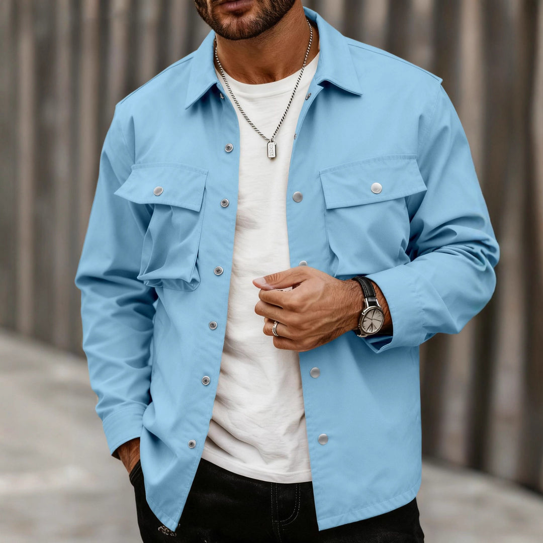 Herren modische Utility-Jacke mit praktischen Taschen Echoarchiv