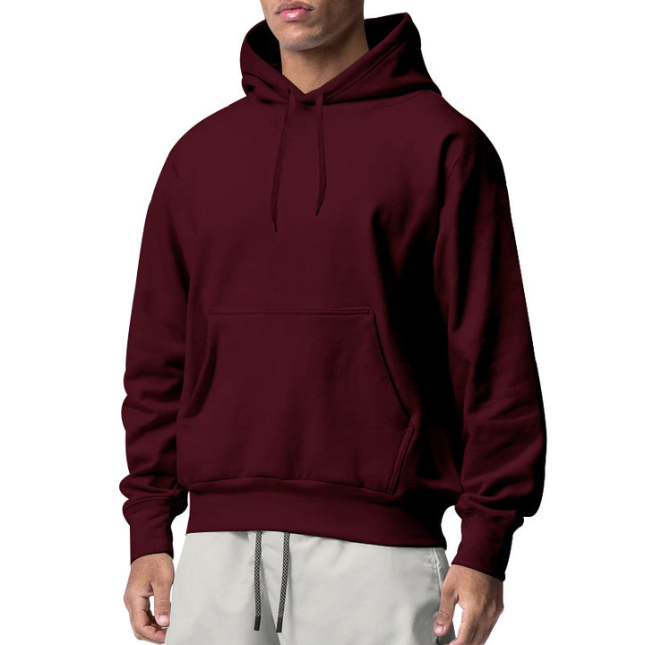 Herren Kapuzenpullover mit Kängurutasche und sportlichem Schnitt Echoarchiv