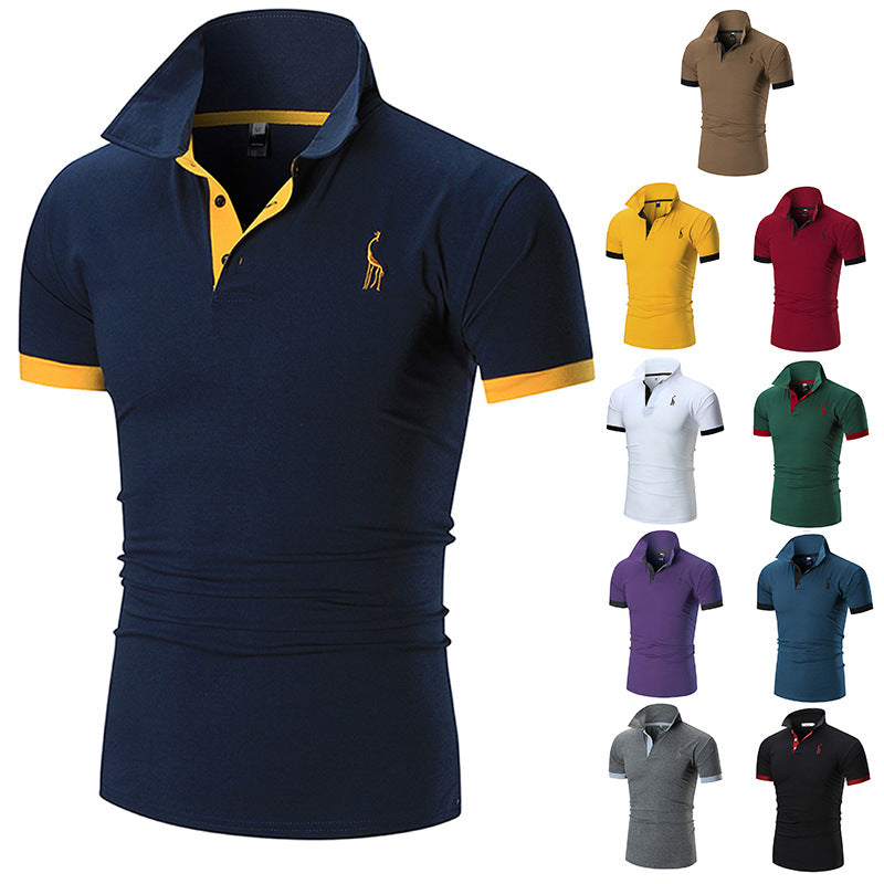 Herren Poloshirt mit modernem Kragen und figurbetonter Passform Echoarchiv
