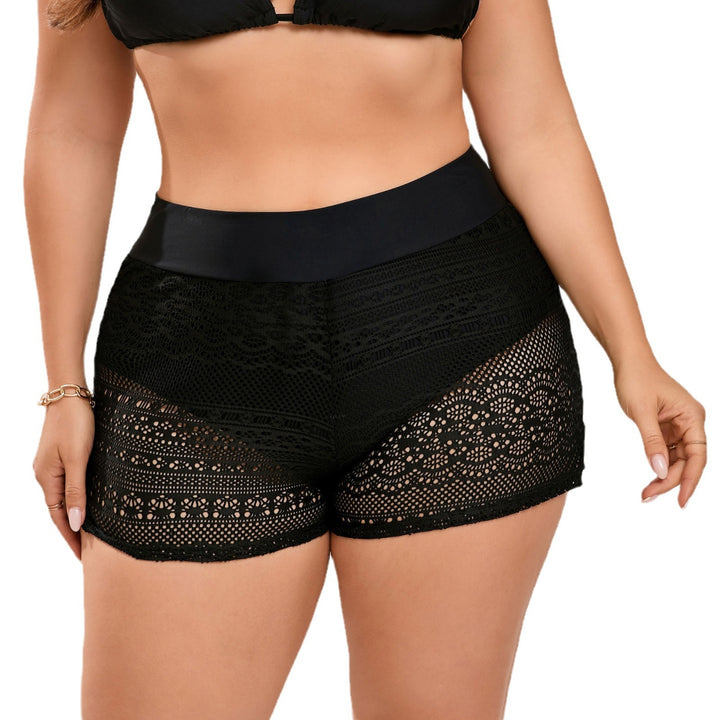 Damen Spitzen-Bikini-Hosen mit hohem Bund Echo Archiv
