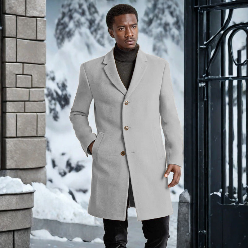 Herren eleganter Langmantel Echoarchiv