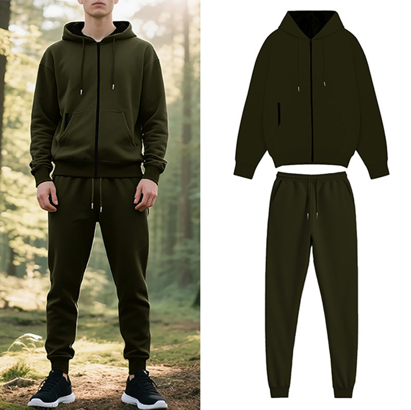 Herren Sportanzug mit stylischem Kapuzenpullover und bequemen Jogginghosen Echoarchiv