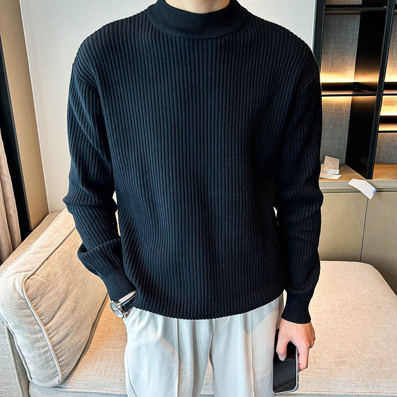Herren Gemütlicher Rippenstrickpullover – Norvane