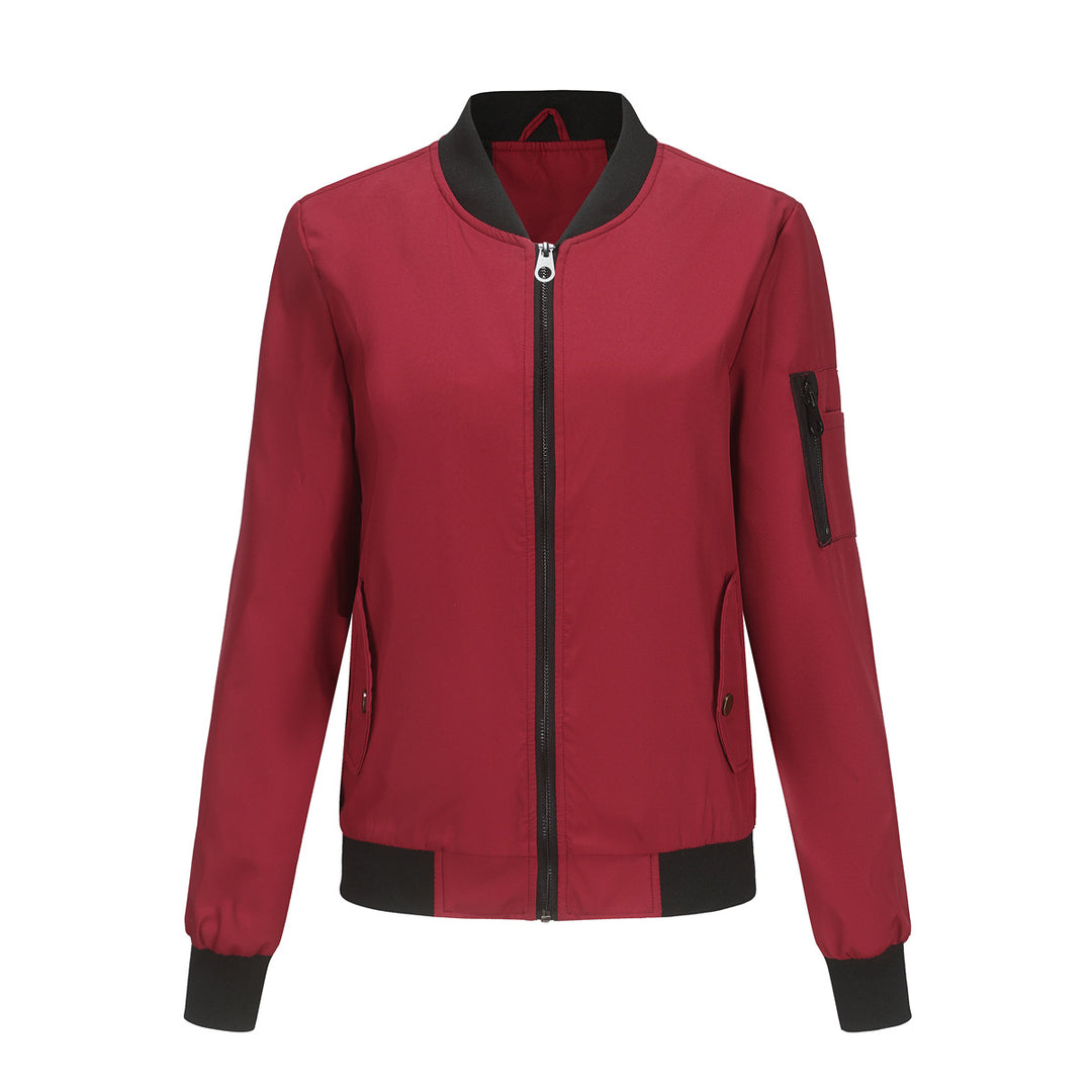 Damen nan leichte Bomberjacke mit Ärmeltasche, kontrastbündchen und sportiver Passform Echo Archiv