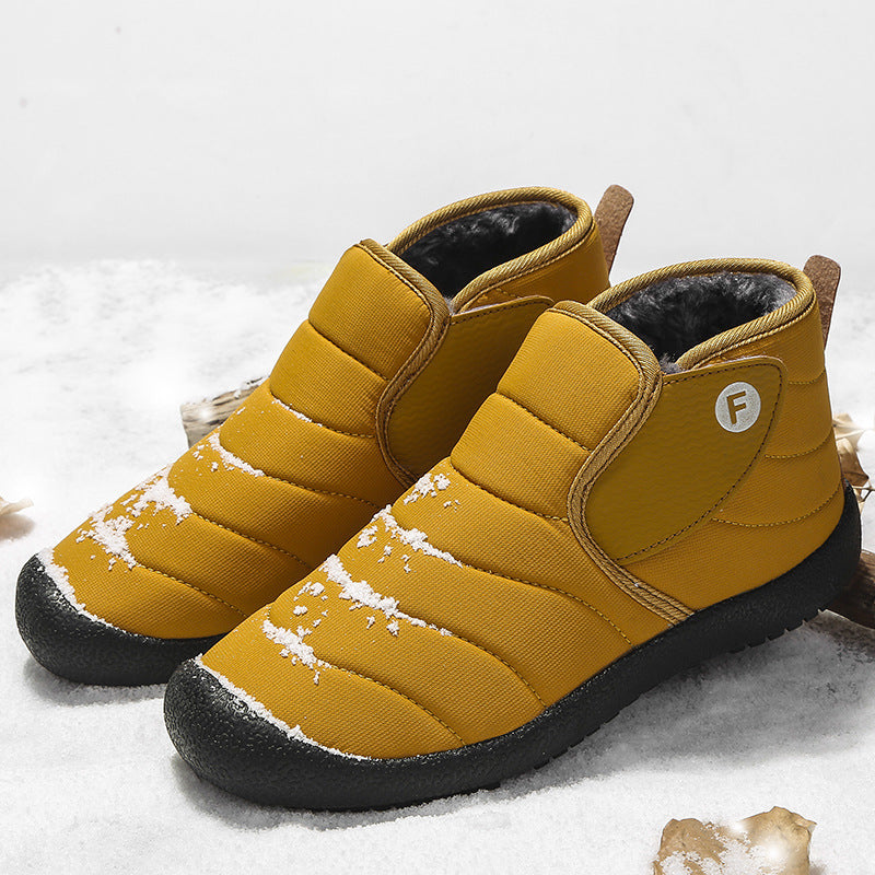 Damen Gefütterte Thermo-Hausschuhe als Outdoor‑Schlupfboots mit Kunstfellfutter und rutschfester Gummisohle Echo Archiv